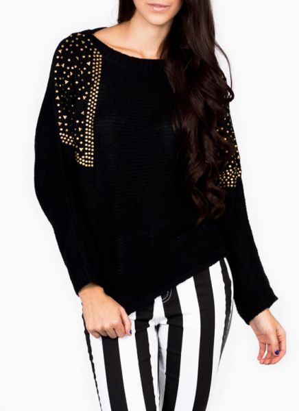 STUDDED SWEATER