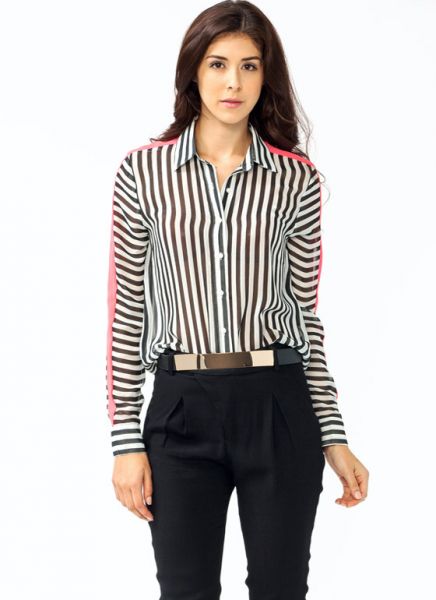 STRIPED BLOUSE