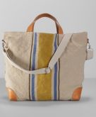 Linen Stripe Weekender